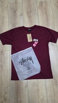 Stüssy Fuzzy Dice Tee burgundy/pink