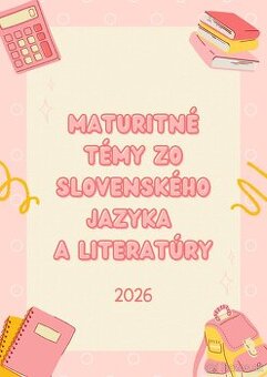 Maturitné témy zo slovenského jazyka