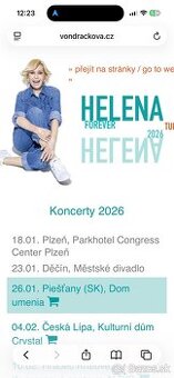 Listok na Helenu Vondrackovu