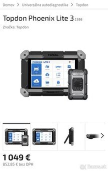 Predám Topdon Lite 3