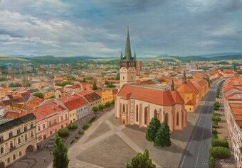 Predám obraz Prešov zhora