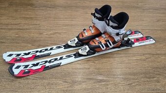 Detské lyže Stöckli 110 +lyžiarky Rossignol