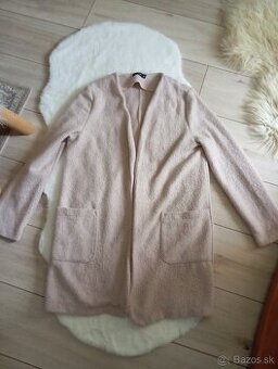 Dámsky bledo-ružový kardigan M
