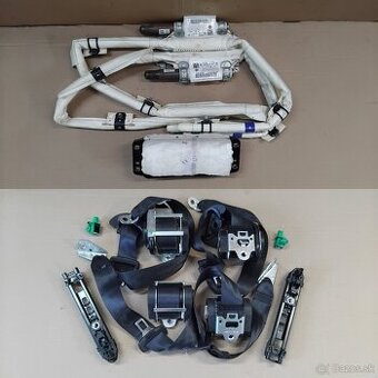 airbagy, bezpečnostné pásy Golf 6