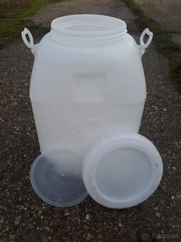 Plastove sudy 55L biele