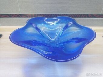 hutné sklo, váza, misa