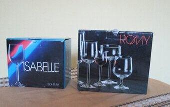 Predám set pohárov na víno a sherry zn Bohemia - ZĽAVA