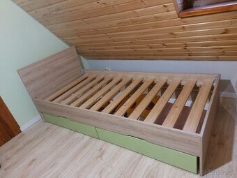 Postel s uloznym priestorom 90×200
