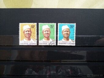 Poštové známky č.735 - Sierra Leone - prezident