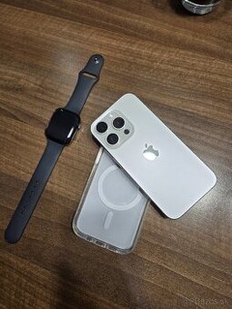 Iphone 15 PRO White 256GB Apple watch 9 45mm