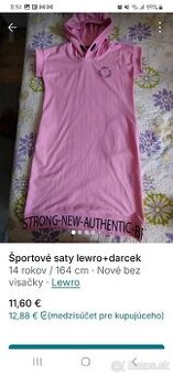 Športové saty 158-164.