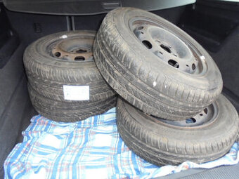Disky Škoda + pneu 185/60 R14 letné č.17d