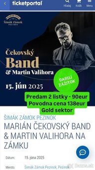 Koncert Marian Cekovsky & Martin Valihora