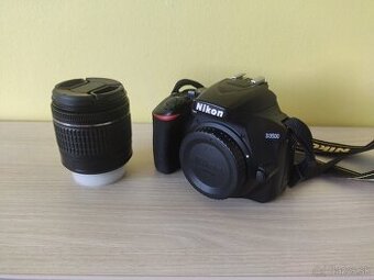Nikon D3500 + NIKKOR 18-55 mm + 2 batérie + nabíjačka