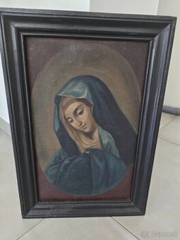 Starožitný obraz Maria