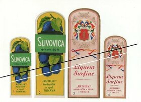 Trnavské historické etikety na víno a liehoviny