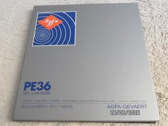 Mgf. pás AGFA PE36 HiFi Low Noise na plastovom kotúči d.26,5