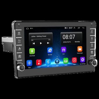 8",1 Din rádio,1+16GB,Android 9,1024x600,GPS,WiFi,SK