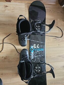 Snowboard + topanky