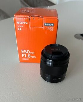 Objektív SONY 50mm f/1.8 NOVÝ TOP STAV