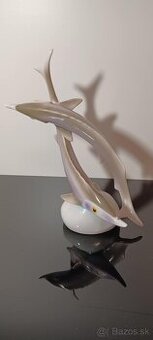 Krásna porcelánová soška Holloháza