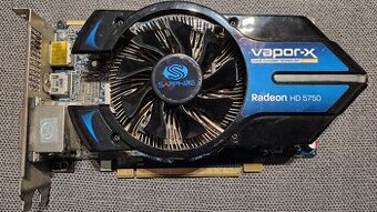 Vapor-X Sapphire Radeon HD 5750 – 1GB GDDR5