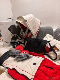 Konštrukcia a potah cybex mios 2.0 Ferrari silver grey - 1