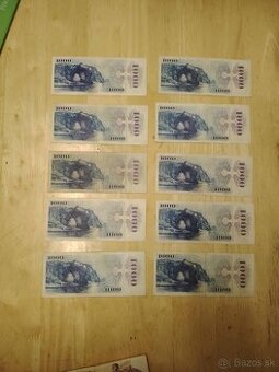 Predám Česko slovenské bankovky