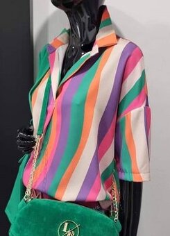 dámska pruhovaná blúza, uni, NOVÁ