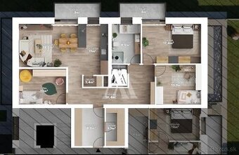 NOVOSTAVBA BYTU A 5-1, ŠEMŠA, KOŠICE OKOLIE