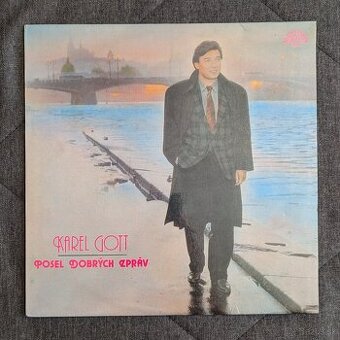 Karel Gott Posel dobrých zpráv LP 1983 Supraphon VG+