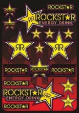 Predám sadu nálepiek moto RockStar