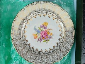 Predám staré porcelánové taniere s označením 1792 - 6ks