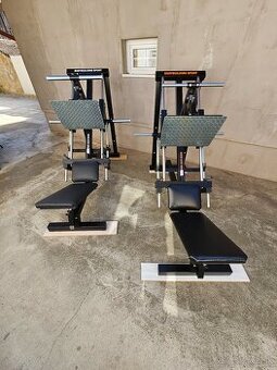 Legpress šikmý 45° s vodiacimi kolieskami