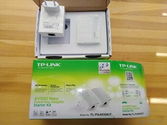 TP-Link AV500 Nano Powerline Adapter Starter Kit TL-PA4010K
