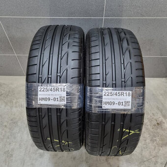 Letné pneumatiky 225/45 R18 BRIDGESTONE DOT4118