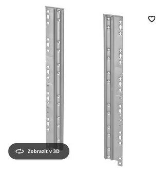 IKEA Koľajnice UTRUSTA pre čelo zásuvky