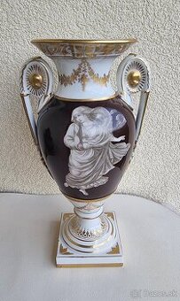 Starožitná porcelánová váza - /Stará Viedeň /