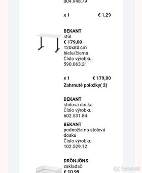 Ikea Bekant stol