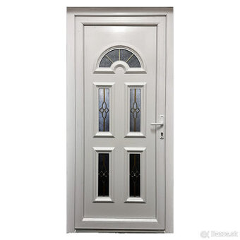 PVC biele vchodové dvere