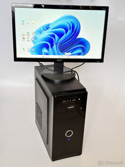 Počítač Spiro s monitorom a príslušenstvom