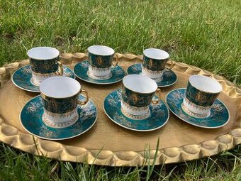 Karlovarský porcelán kompletná 12ks čajova súprava