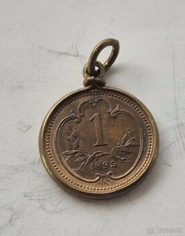 1 Halier 1895 František Jozef I. - PRÍVESOK