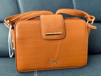 Nová módna svetlohnedá kabelka cez rameno