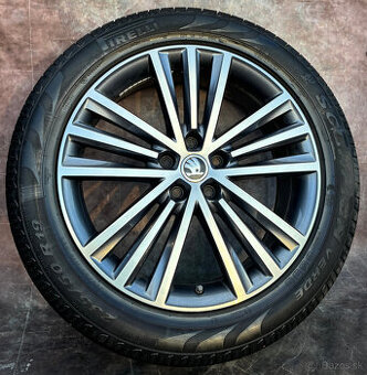 Originální Alu kola 5x112 Škoda Kodiaq 235/50/19 TPMS