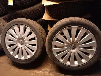 Predám disky 5x112 R17 s pneu Vw macau R17