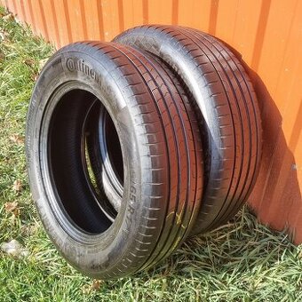 Predám 2ks letné pneu CONTINENTAL