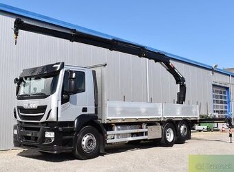 Iveco Stralis 260S42 - 6×2 – Valník + HR-Hiab 138B-3 X-HIDUO