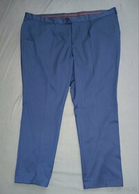Tmavomodré tesilové nohavice - 1