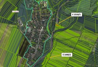 Bíňa – 150 m2 POZEMKY v pozemkových úpravách - 1